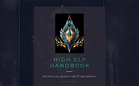 You can pick these up at the embassy. The High Elf Handbook