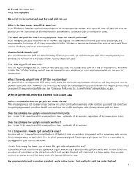 The owners messaged me all the time demanding i do things in the store on days i was not scheduled to work. Https Nj Gov Labor Forms Pdfs Earnedsickleave 1 3 19 20employee 20faqs 20earned 20sick Pdf