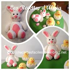 Tuto Lapin De Paques En Pate A Sucre Les Recettes D Alicia Pate A Sucre Lapin De Paques Tuto Pate A Sucre