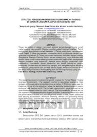 Proposal bisnis rumah makan lesehan slideshare. Pdf Strategi Pengembangan Bisnis Rumah Makan Padang Di Sekitar Lingkar Kampus Ibi Kosgoro 1957