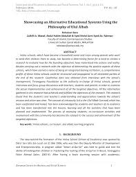 ) for bank islam malaysia berhad against ( *not appointed. Pdf Showcasing An Alternative Educational Systems Using The Philosophy Of Ulul Albab
