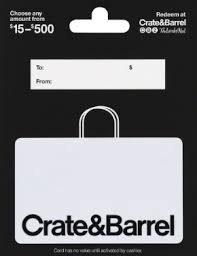 Make sure that you have your card and pin numbers available, which are crate and barrel offers you trendy sophistication and gift cards to the store are great for many occasions, even weddings. Euromarket Designs Inc Website