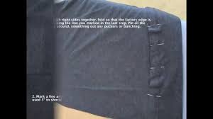How To Shorten A T Shirt Keeping The Factory Hem Sewing Stitches By Hand Sewing Sewing Stitches