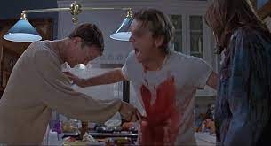 A few years ago i heard that stu was in scream 2 and i watched scream 2 and still couldn't see him. Skeet Ulrich And Matthew Lillard In Scream 1996 Scream Movie Scream Movie Shots