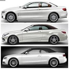 Bmw 4 Series Convertible Vs Mercedes Benz E Class Vs Audi A5 Convertible Audi A5 Convertible Bmw Bmw 4 Series