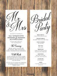 35 Simple Wedding Reception Program Sample Ideas Wedding Reception Program Wedding Programs Wedding Ceremony Programs