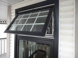 Black And White Awnings For Windows Awning Window Black Exterior Window Frame Black Capping White Grilles Homestars Black Window Frames Black Windows Window Frames