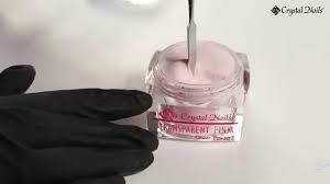 Here we have coffin shaped clear acrylic nails that are decorated with pretty pink flowers. Xtreme Transparent Pink Acrylic Powder Youtube