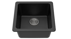 Inset sink, 1 bowl, black quartz composite. Winpro Granite Quartz 16 64 L X 16 64 W Single Bowl Dual Mount Kitchen Sink Reviews Wayfair