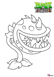 Plant vs zombie coloring pages sugarbucketink com. Plants Vs Zombies Chomper Coloring Pages Collection Of Cartoon Coloring Pages For Teenag Precious Moments Coloring Pages Coloring Pages Cartoon Coloring Pages