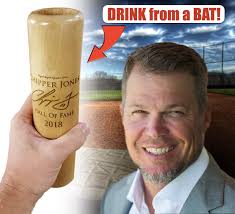 GIVEAWAY 3!!!!!! LAST CHANCE for now.. Thompson Mug Company and Chipper  Jones teamed up to create these awesome Chipper Jones HOF Dugout Mugs. We  are giving away 3 of these at this
