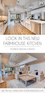 modern farmhouse kitchen & dining room