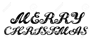 And i will give some handwriting tips and tell you some trick for free. Merry Christmas Calligraphy Alphabet Typeset Lettering Trended Stock Photo Picture And Royalty Free Image Image 65733667