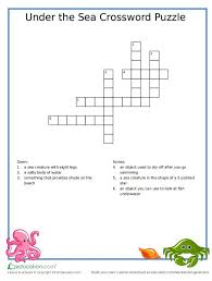 To create your own crossword puzzle, follow the steps listed below: Under The Sea Printable Crossword Puzzle