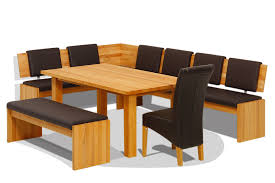 Individuelle größe 8 holzarten zur auswahl ausziehtisch oder mit ansteckplatten. Genia Esstischbank Sitzbank Nach Mass Material Kunstleder Massivholz
