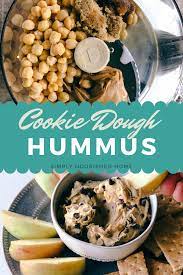 Cookie Dough Hummus Dip Eating With Heart Recipe Healthy Cookie Dough Food Processor Recipes Healthy Cookies