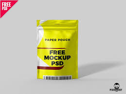 Paper Pouch Free Mockup Psd Mockup Free Psd Paper Pouch Free Mockup