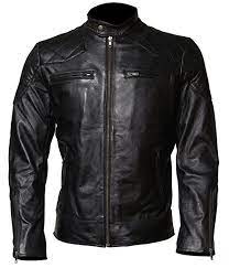 Leathervendor Mens Black Cowhide Biker Motorcycle Real Leather Jacket Xs To Fit Chest 38 Celebrities Leather Jacket Leather Jacket Men Leather Jacket Black
