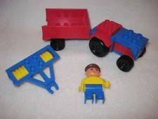 Vintage Lego Duplo Set 2629 Tractor Farm Machinery Ships Free Us Lego Duplo Sets Vintage Lego Lego Duplo