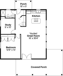A one bedroom home plan may be a cozy vacation cottage or a garage with apartment that acts as a mother in law suite. 1 Bedroom 1 Bath Bungalow House Plan Alp 01wn Allplans Com