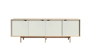 Das edle, kleine sideboard im asiatischen stil ist aus massivem altholz gefertigt und weiß lackiert. Andersen S1 Sideboard Eiche Geseift Dopo Domani