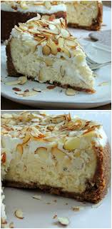 White Chocolate Almond Amaretto Cheesecake Cheesecake Recipes Cupcake Cakes Dessert Recipes