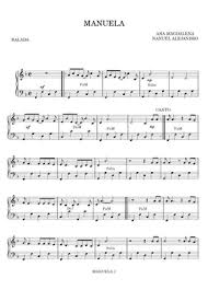 Free Manuela by Manuel Alejandro, Ana Magdalena sheet music