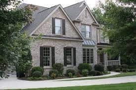 Four color schemes to use with peppercorn. Brick On Pinterest Bricks Shutters And Taupe Brick Exterior House Dream House Exterior House Color Palettes