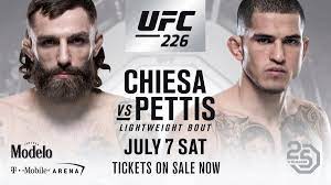 Michael Chiesa Vs Anthony Pettis Officially Announced For Ufc 226 Ufc Fight Night Ufc Mma