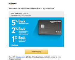 The amazon prime rewards visa signature card is a good choice if you're already an amazon prime member and spend a lot at amazon and whole foods, because it earns 5% cash back on. Amazon Prime Visa Signature Card Approved Myfico Forums 4895778