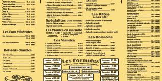La Carte Restaurant La Trinquette Port Cros Restaurant