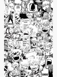 Anime Black And White Collage Wallpaper Angry Bakugou Katsuki Collage Case Collage Iphone Case Angry Wallpapers Trippy Wallpaper