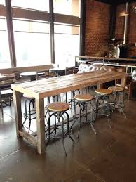 Bulk pricing on high top tables & more at webstaurantstore! Reclaimed Wood Bar Table Restaurant Counter Community Communal Etsy In 2020 Wood Bar Table Reclaimed Wood Bars Restaurant Counter