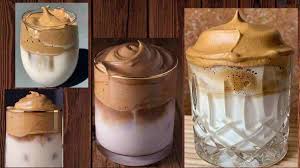 Siapkan gelas berisi es batu, tuang susu segar, dan terakhir lapisi bagian atas dengan dalgona cream yang tadi sudah dibuat. Membuat Dalgona Coffee Di Rumah Dengan Mudah Harapan Rakyat Online