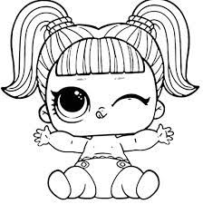 Lol doll kitty queen coloring page for lol coloring page. Cute Lol Coloring Pages To Print 101 Coloring