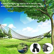 Tips to set up a hammock the right way and sleep like a bear, even in the rain or cold weather. Shop Younglife Cotton Fabric Nylon Hammock Air Chair Hanging Swinging Camping Outdoor Security Online From Best Camping Hiking On Jd Com Global Site Joybuy Com