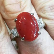 Summertime Super Shiny Coral Vintagejewelry Langantiques Coral Jewelry Vintage Sterling Silver Mens Rings Toe Ring Designs