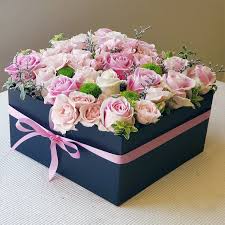Zen gardens floral offers fresh flower delivery tustin. Soft Pink Roses Gift Box By Irvine Florist Marketplace