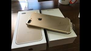 Certainly wouldn't pass for new. Iphone 7 Plus Gold 128gb Unboxing Youtube