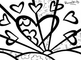 Romero Britto Para Colorear