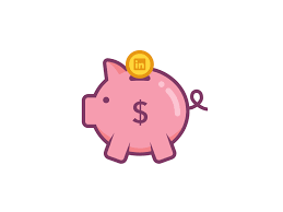 Linkedin Piggy Bank Sticker Money Logo Piggy Bank Fun Stickers