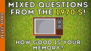 It also led to one of the most major milestones in the history of journalism. Mixed General Knowledge Quiz From The 1970 S Trivia Quiz Youtube