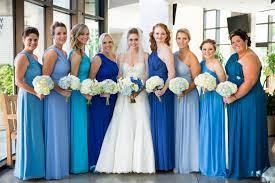 Shades Of Blue Bridesmaids Dresses Wedding Bridesmaids Dresses Blue Ocean Blue Bridesmaid Dresses Mismatched Bridesmaid Dresses Blue
