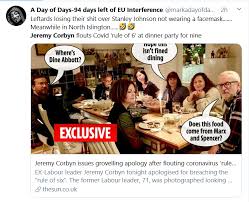 The guests are to be seated around a circular table. Jeremy Corbyn Fined Over Dinner Party Of Nine Breaking The Rule Of Six London Business News Londonlovesbusiness Com