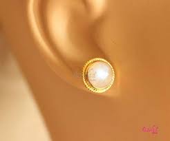 Select a time frame for the chart; 18 Karat Gold Rainbow Moonstone Handmade Earrings At 28500 Azilaa