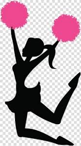 Flower Silhouette Cheerleading Stunt Drawing Pompom Sports Dance Plant Transparent Background Png Clipart Hiclipart A page with one large cheer pom. flower silhouette cheerleading stunt