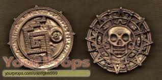 Send message to batman:) please enter the code below send message. Pirates Of The Caribbean Movies Cursed Aztec Gold Coin Checker Replica Movie Prop