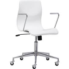 Bubble White Leather Office Chair In Office Furniture Cb2 White Leather Office Chair Modern Home Office Furniture Office Furniture Modern