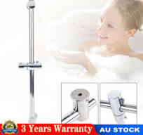 Adjustable Slider Rail Bar Hand Shower Head Holder Bathroom Kit Stainless  Steel