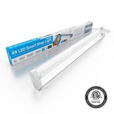 Atomi Smart 4 Ft Smart Wi Fi Led Shop Light At1351 The Home Depot